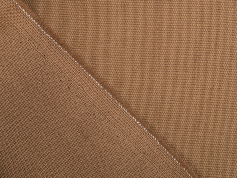 Ткань карамельного цвета из хлопка