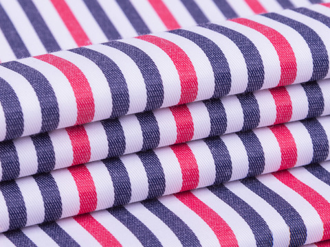 Ткань GOOD STRIPE LYC-D01 C002(red-navy)