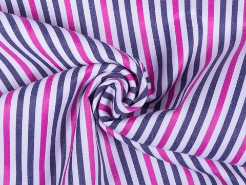 Полоска ГУДСТРАЙП из поликоттона с лайкрой - фиолетовый-синий