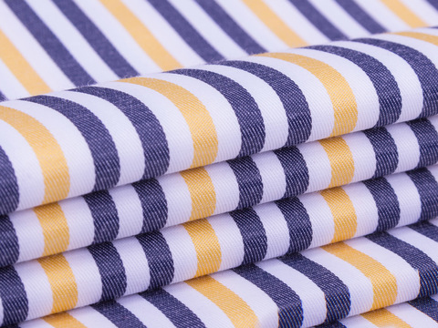 Ткань GOOD STRIPE LYC-D01 C005(yellow-navy)