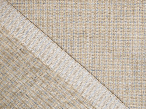 Костюмная мелкая клетка ТРУКЭП из поликоттона - бежевый