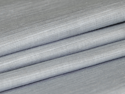 Светло-серая ткань из хлопка и полиэстера