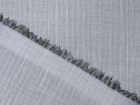 Светло-серая ткань из хлопка и полиэстера