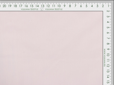 Однотонный нежно-розовый поплин из полиэстера и хлопка