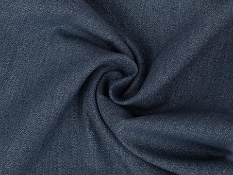 Имитация джинсы ЛЮНЕКС из поливискозы - синий