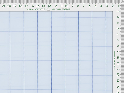 Ткань BUTTER BLENDS CHK-D01 C001(white-blue)