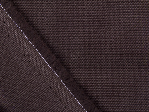 Однотонная каштановая ткань из хлопка