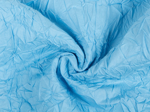 Жатка небесно голубого цвета из полиэстера и хлопка