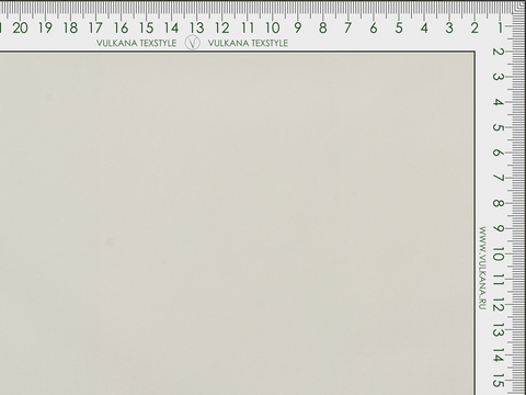 Однотонный поплин молочного цвета из полиэстера и вискозы