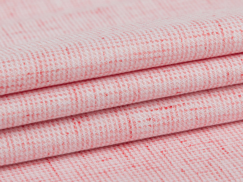 Имитация льна AWARD из хлопка тенсель - красный