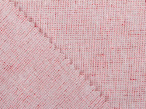 Имитация льна AWARD из хлопка тенсель - красный