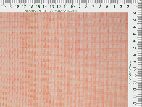 Имитация льна AWARD из хлопка тенсель - персиковый