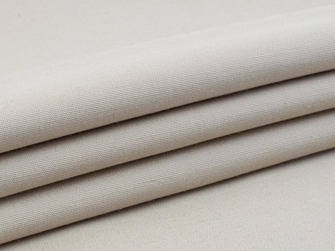 Светло-бежевая ткань из хлопка полиэстера и лайкры