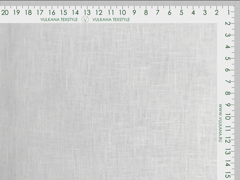 Имитация льна СТЭФАНИ из поликоттона - белый