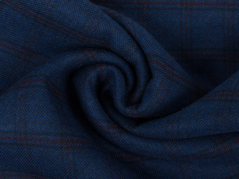 Ткань TWEED LIFE CHK-D49 C001(blue)