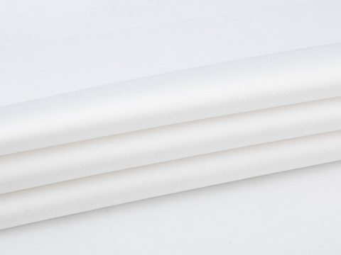 Сатин КРОМПТОН из хлопка - белый