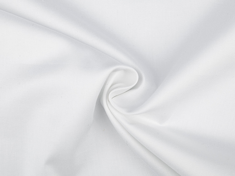 Сатин КРОМПТОН из хлопка - белый