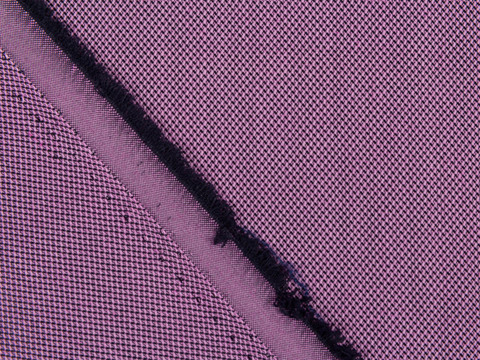 Фиолетовая ткань добби из хлопка и полиэстера