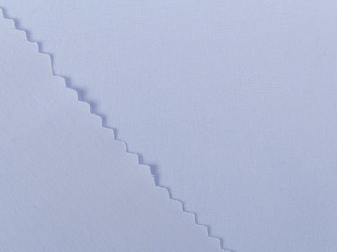 Голубая однотонная ткань из полиэстера вискозы и лайкры