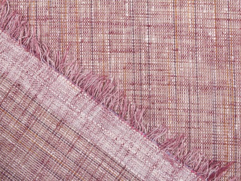 Имитация льна BELFAST из поликоттона - бордовый