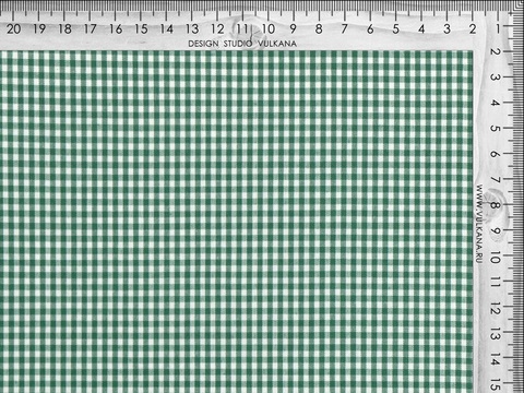 Ткань UNI CHECK SML-3 GREEN