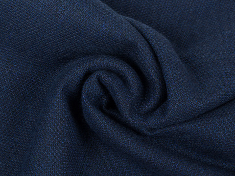 Ткань Оксфорд насыщенного синего цвета из полиэстера вискозы и лайкры