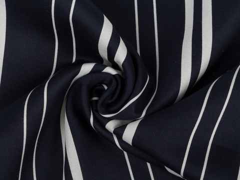 Ткань BUTTER STRIPE PRT-D27 C001(navy-cream)