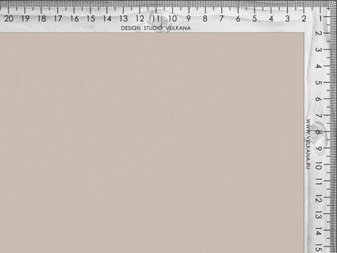 Однотонная ткань приглушенно-дымчатого оттенка из хлопка и модала