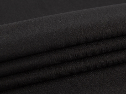 Поплин БЛЭКБЕРРИ из поливискозы - черный