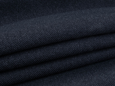 Тёмно-серая костюмная ткань из полиэстера и вискозы