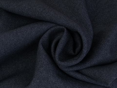 Тёмно-серая костюмная ткань из полиэстера и вискозы