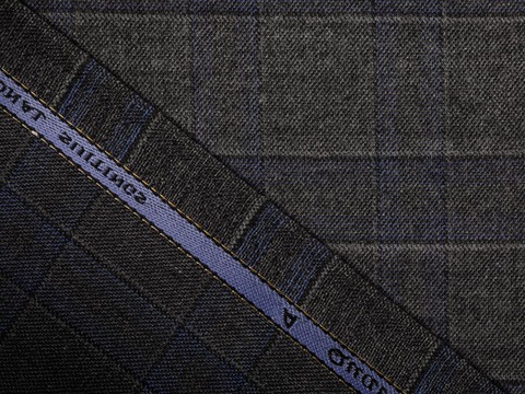 Ткань MILAN CHK-D14 C001(grey-blue)