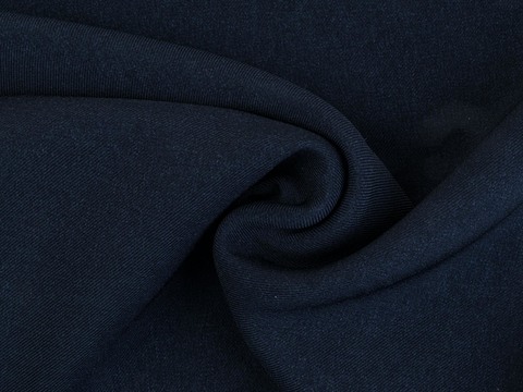 Тёмно-синяя костюмная ткань из полиэстера и вискозы