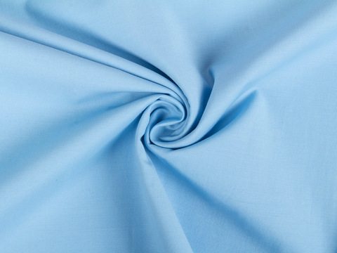 Поплин БРИЛЛИАНТ из поликоттона стрейч - голубой