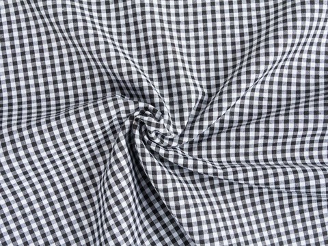 Ткань UNI CHECK MED-2 BLACK