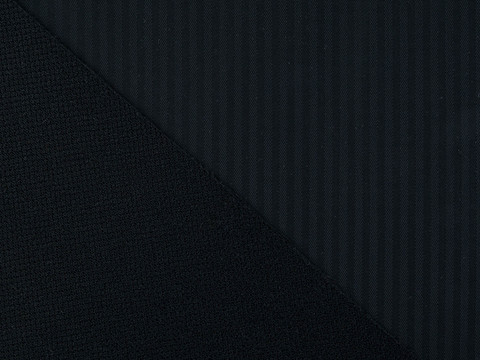 Курточная влагонепроницаемая ткань чёрного цвета из полиэстера