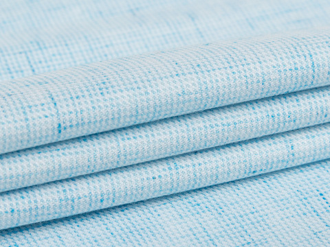 Имитация льна AWARD из хлопка тенсель - бирюзовый