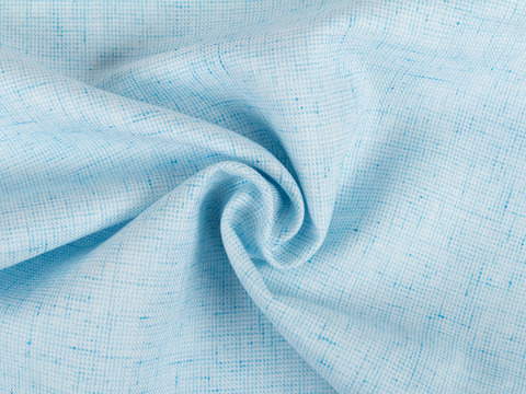 Имитация льна AWARD из хлопка тенсель - бирюзовый