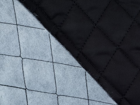 Ткань XKS RHOMBLRG BND-C002(black)