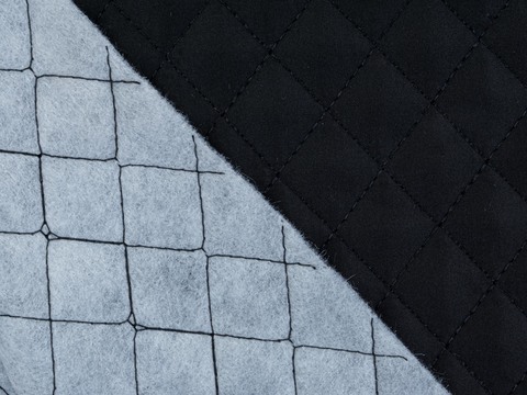 Ткань XKS RHOMBSML BND-C002(black)