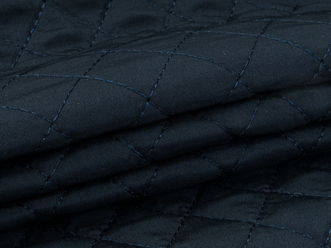 Ткань XKS RHOMBSML BND-C001(dark navy)