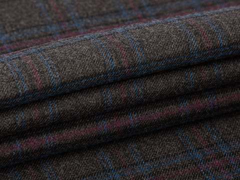 Ткань MILAN CHK-D16 C001(grey-bordo)