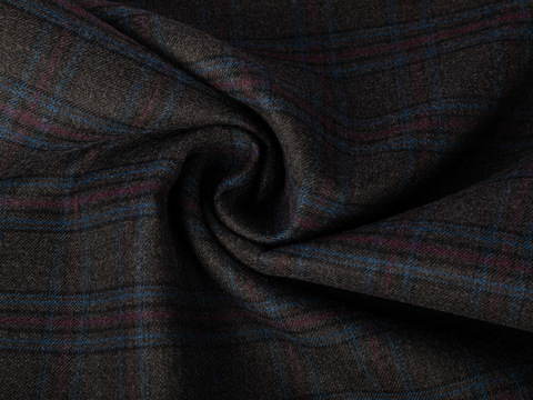 Ткань MILAN CHK-D16 C001(grey-bordo)