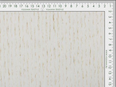 Коричнево-бежевая ткань из полиэстера хлопка и лайкры