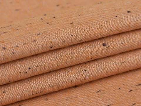 Ткань кирпичного цвета из хлопка