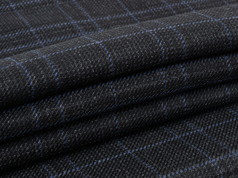 Ткань TWEED LIFE CHK-D46 C001(charcoal)