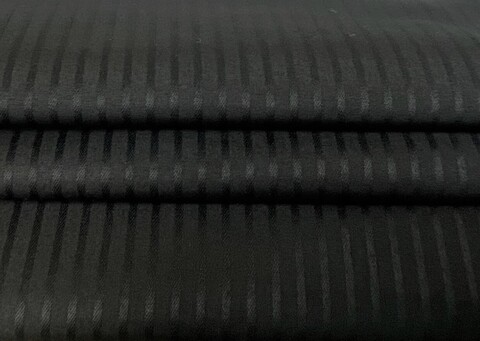 Полоска поплин ЗАРАНО ПАУДЕР из поликоттона - черный