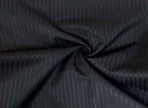 Полоска поплин ЗАРАНО ПАУДЕР из поликоттона - черный