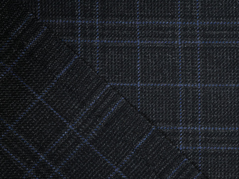 Ткань TWEED LIFE CHK-D46 C001(charcoal)