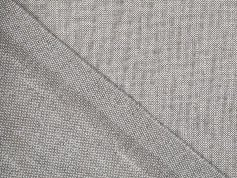 Ткань под лён светло-серого цвета из полиэстера вискозы и хлопка